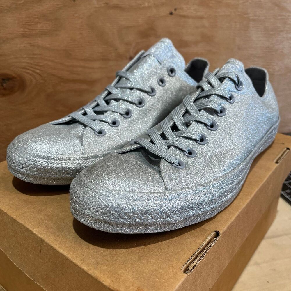 Converse Men's Silver Trainers